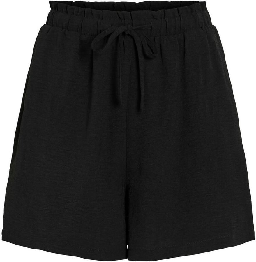 VILA regular high waist casual short zwart - Foto 1