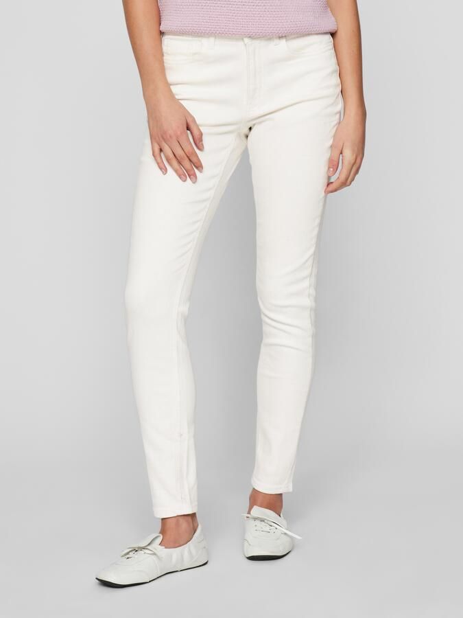 Vila Skinny fit jeans VISARAH RW SKINNY JEANS WHITE EMY-NOOS - Foto 7