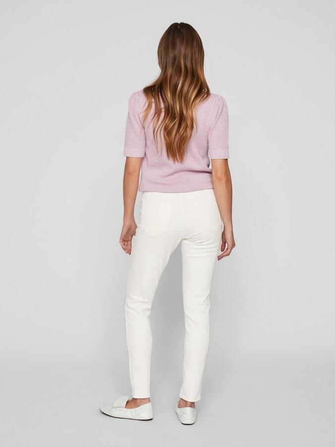 Vila Skinny fit jeans VISARAH RW SKINNY JEANS WHITE EMY-NOOS - Foto 3
