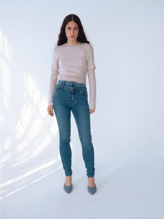 Vila Skinny fit jeans VISARAH WU02 RW SKINNY JEANS NOOS - Foto 8