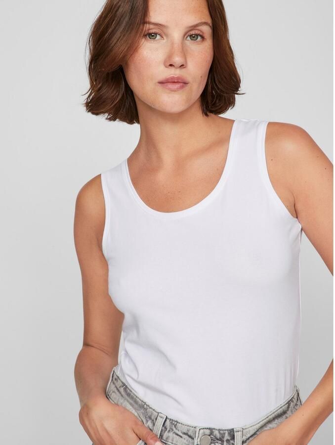 Vila Tanktop met ronde hals model 'NORA'