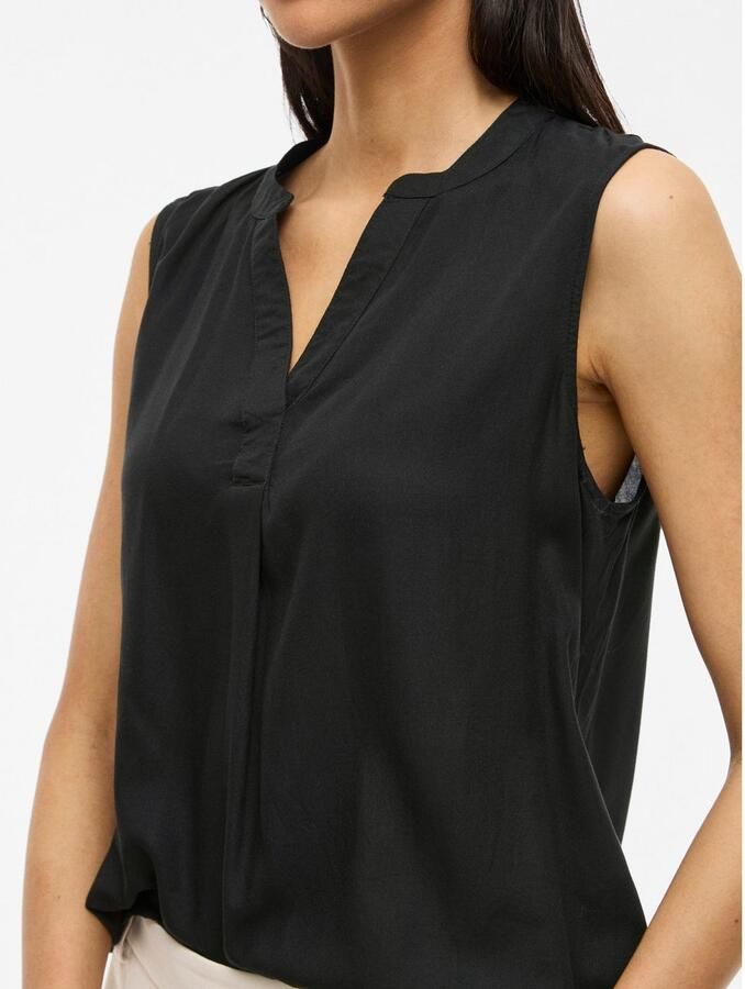 Vila Top VIROSA V-NECK S L TOP NOOS - Foto 3