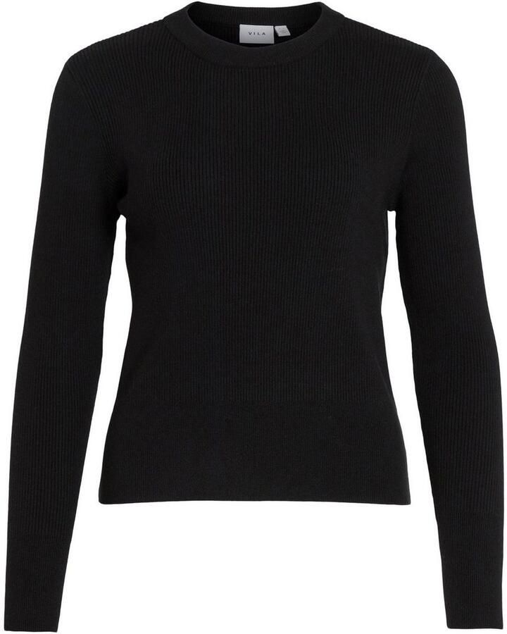 Vila Trui met ronde hals VICOMFY O-NECK L S KNIT TOP SU NOOS