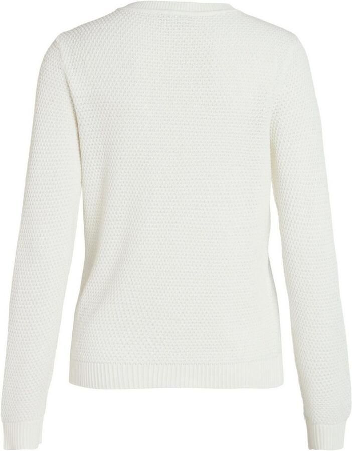 Vila Trui met ronde hals VIDALO O-NECK L S KNIT TOP- NOOS - Foto 2