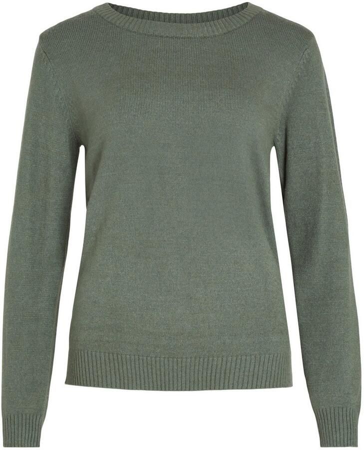 Vila Trui met ronde hals VIRIL O-NECK L S KNIT TOP NOOS - Foto 2
