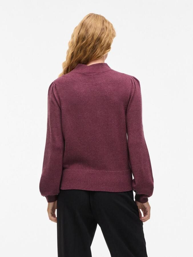 Vila Trui met ronde hals VIRIL TURTLE-NK BALLOON L S TOP NOOS - Foto 2