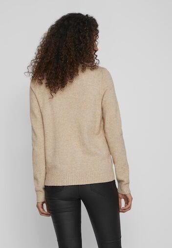 Vila Trui met V-hals VIRIL V-NECK L S KNIT TOP NOOS - Foto 4