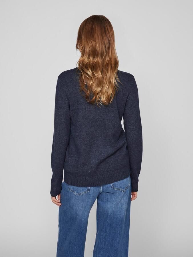 Vila Trui met V-hals VIRIL V-NECK L S KNIT TOP NOOS - Foto 5
