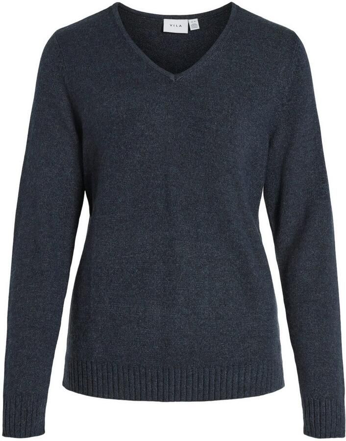 Vila Trui met V-hals VIRIL V-NECK L S KNIT TOP NOOS - Foto 2