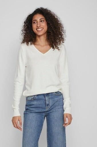 Vila Trui met V-hals VIRIL V-NECK L S KNIT TOP NOOS - Foto 6