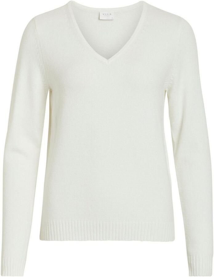 Vila Trui met V-hals VIRIL V-NECK L S KNIT TOP NOOS