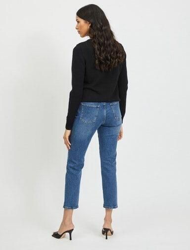 Vila Trui met V-hals VIRIL V-NECK L S KNIT TOP NOOS - Foto 4