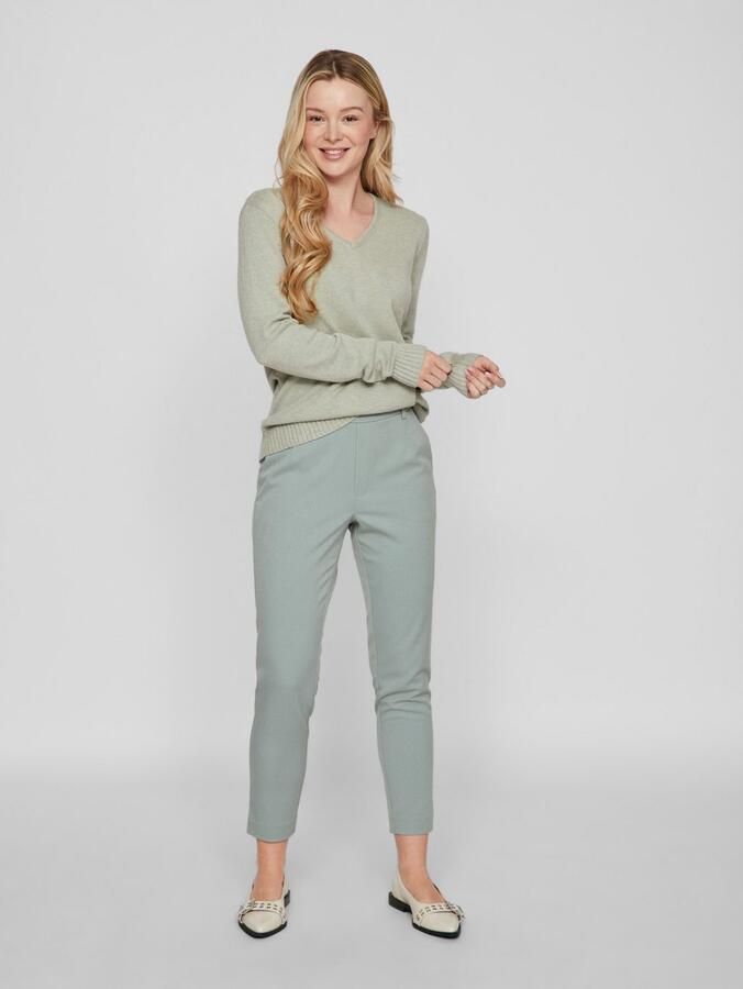 Vila Trui met V-hals VIRIL V-NECK L S KNIT TOP NOOS - Foto 5