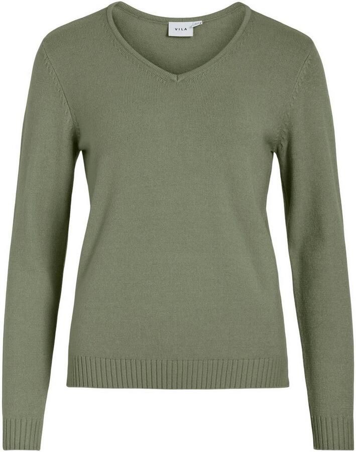 Vila Trui met V-hals VIRIL V-NECK L S KNIT TOP NOOS