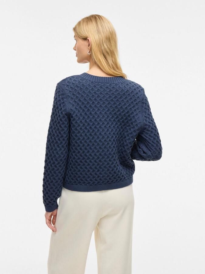 Vila Vest VIKALI L S O-NECK KNIT BUTTON CARDIGAN - Foto 5