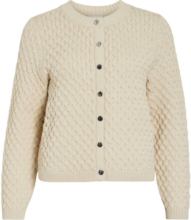 Vila Vest VIKALI L S O-NECK KNIT BUTTON CARDIGAN - Foto 2