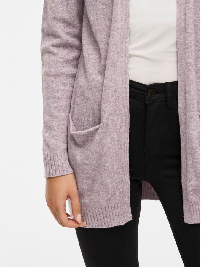 Vila Gebreid jack met opengewerkte voorkant model 'RIL'