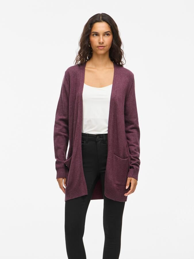 Vila Gebreid jack met opengewerkte voorkant model 'RIL' - Foto 5