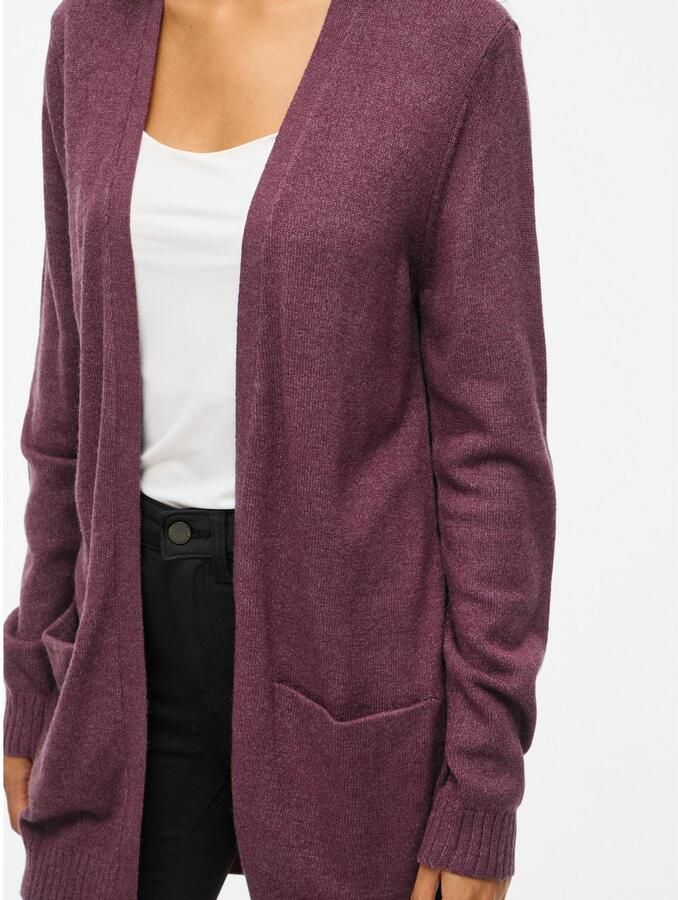 Vila Gebreid jack met opengewerkte voorkant model 'RIL'