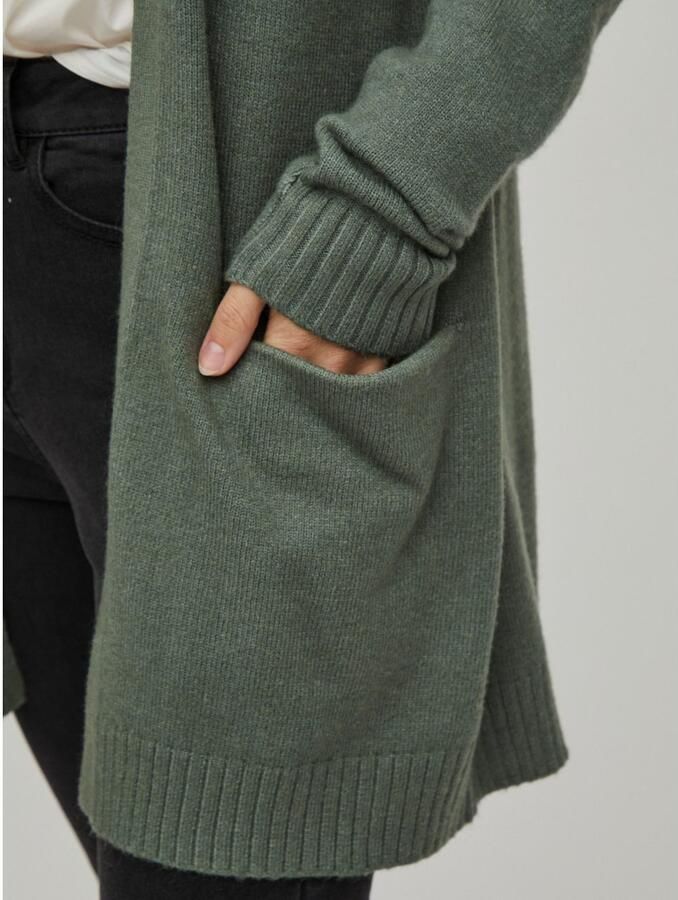 Vila Lange cardigan met sjaalkraag model 'Viril' - Foto 2