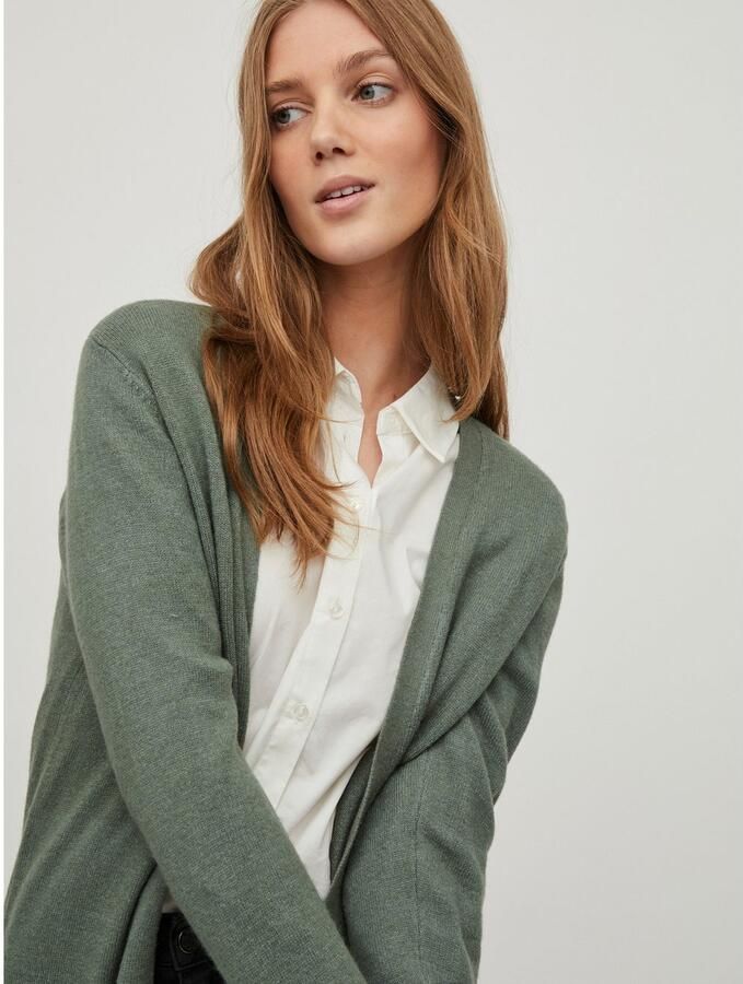 Vila Lange cardigan met sjaalkraag model 'Viril'
