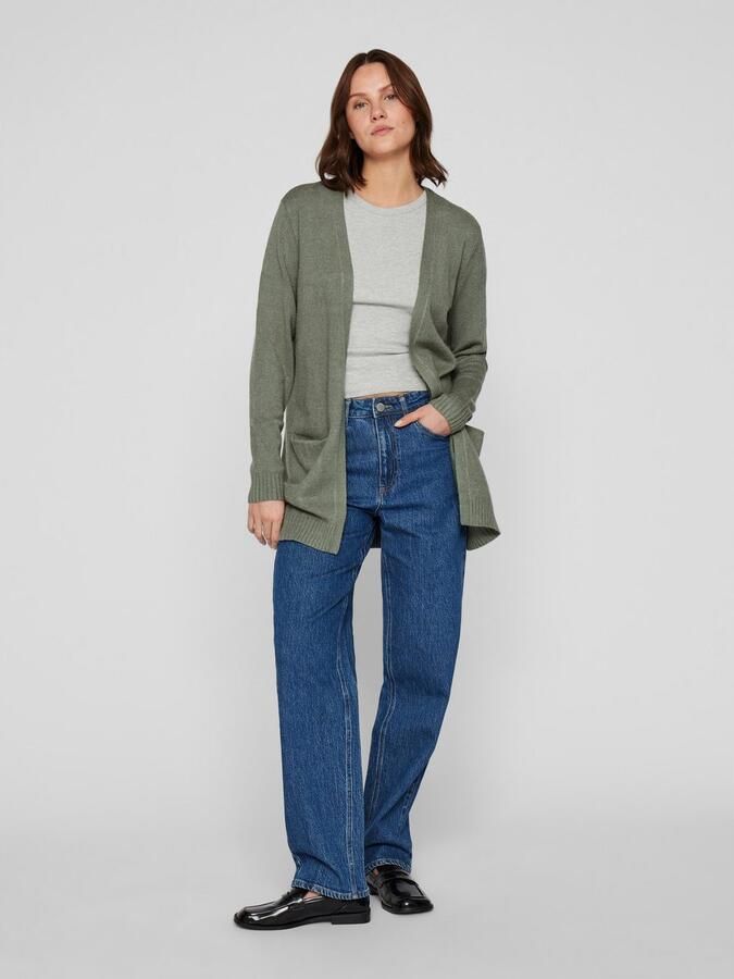 Vila Lange cardigan met sjaalkraag model 'Viril' - Foto 8