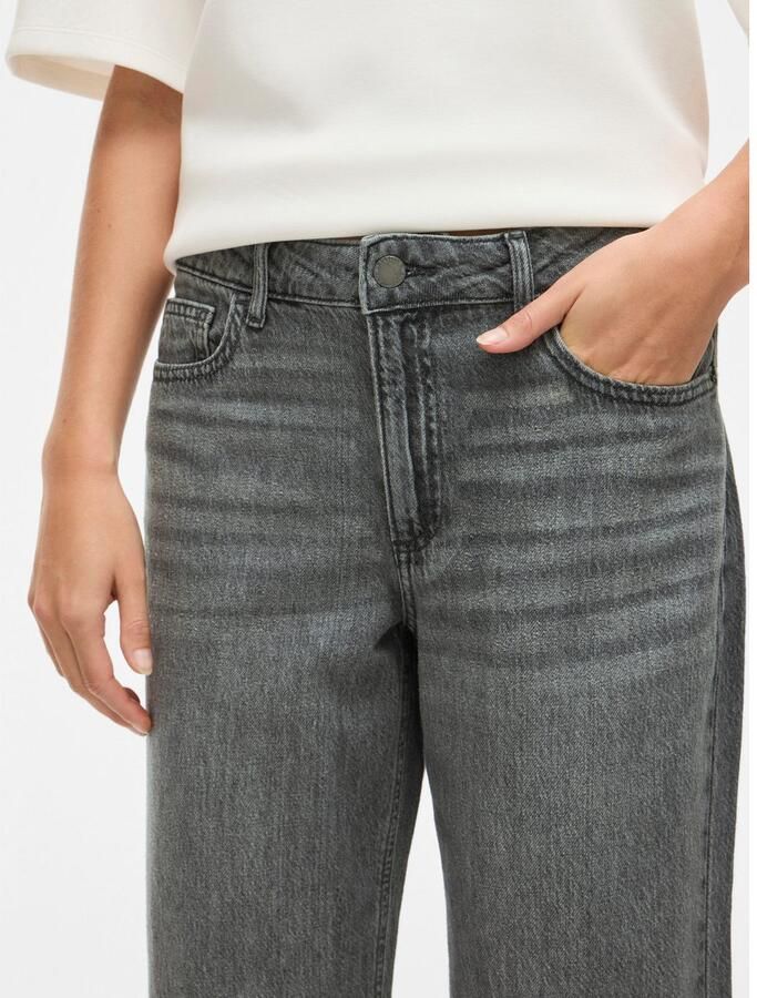 Vila Wijde jeans VIPALMA RW WIDE JEANS GREY PAL250-NOOS