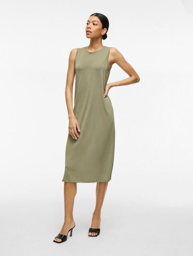 Vila Zomerjurk VIMODALA O-NECK S L DRESS NOOS - Foto 3