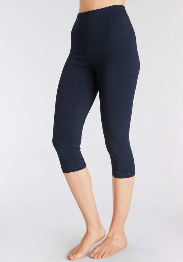 Vivance active Caprilegging met rubberen tailleband loungewear (Set van 2) - Foto 3