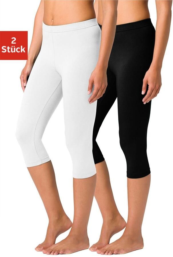 Vivance active Caprilegging met rubberen tailleband loungewear (Set van 2) - Foto 10