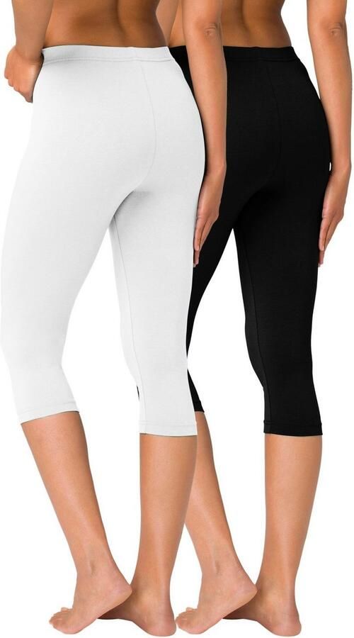 Vivance active Caprilegging met rubberen tailleband loungewear (Set van 2) - Foto 7
