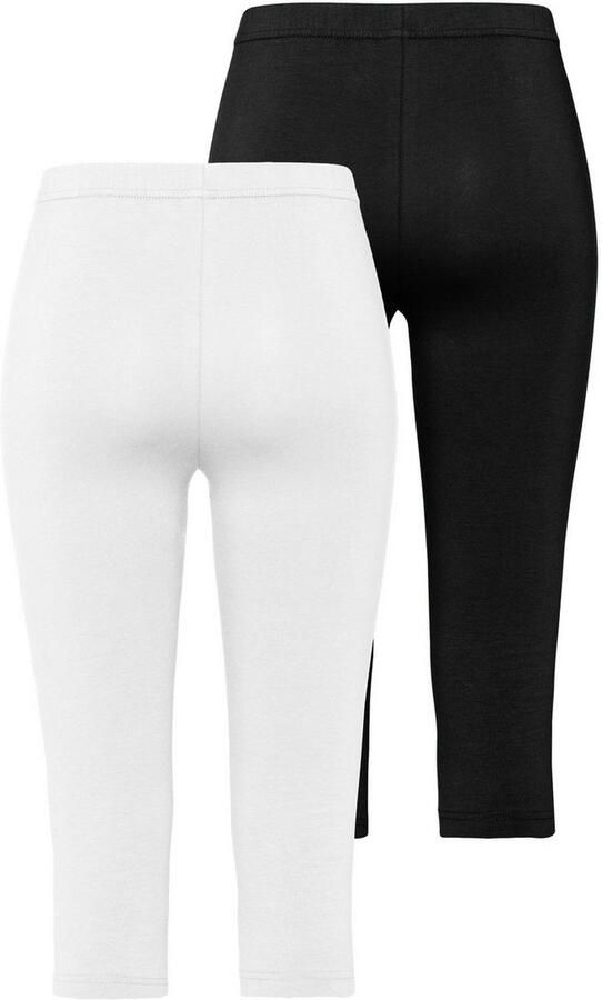 Vivance active Caprilegging met rubberen tailleband loungewear (Set van 2) - Foto 6