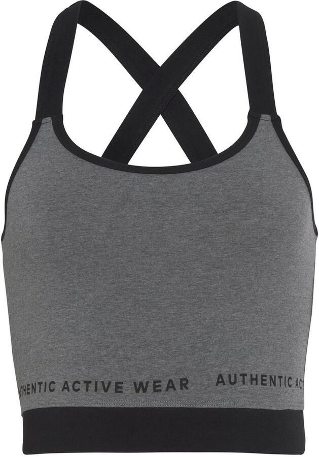 Vivance active Crop-top -Sporttop met racerback - Foto 6