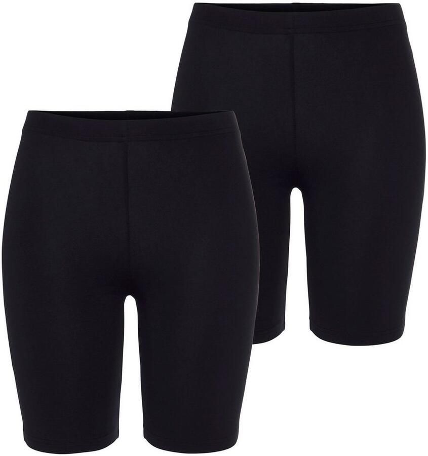 Vivance active Fietsbroekje met rubberen tailleband loungewear (Set van 2)