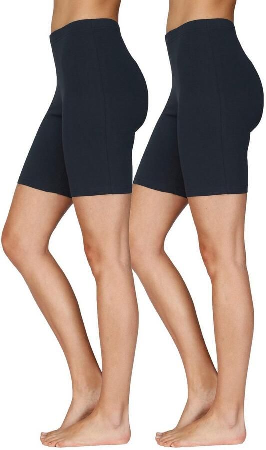 Vivance active Fietsbroekje met rubberen tailleband loungewear (Set van 2) - Foto 4