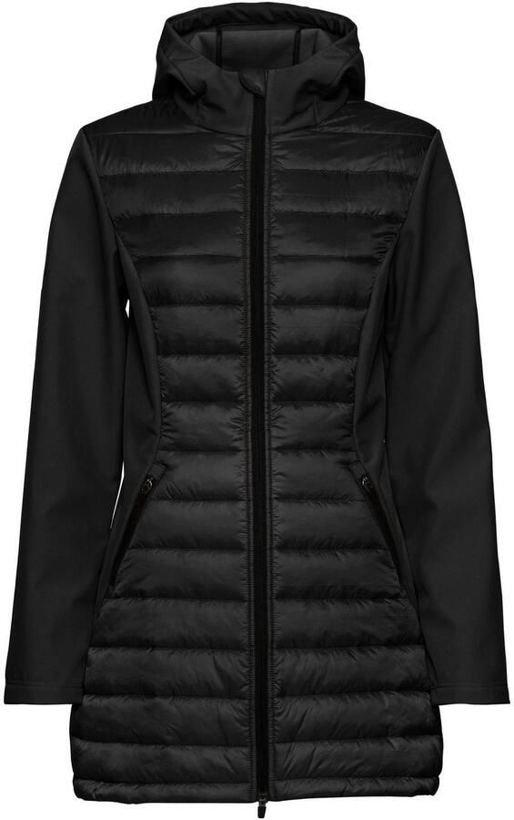 Vivance active Gewatteerde jas met mouwen en inzetstukken van softshell-materiaal - Foto 3