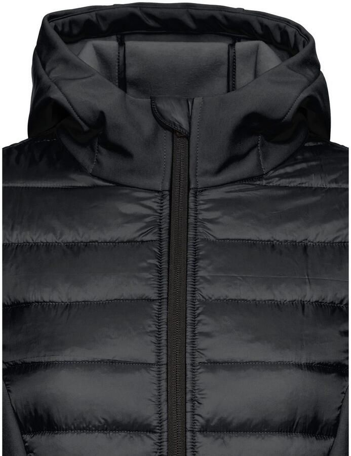 Vivance active Gewatteerde jas met mouwen en inzetstukken van softshell-materiaal