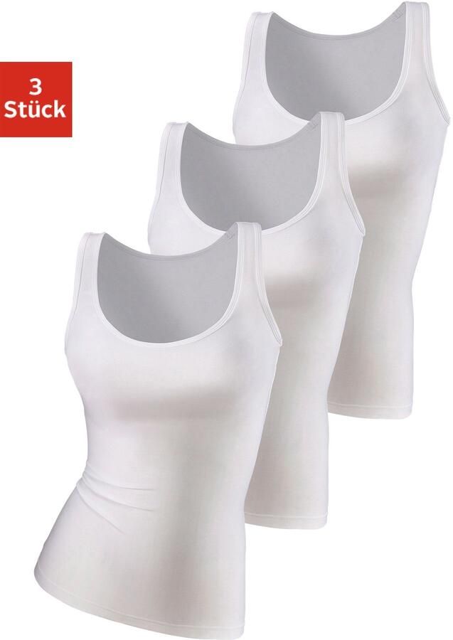 Vivance active Hemd van zachte microvezel tanktop onderhemd (Set van 3) - Foto 2