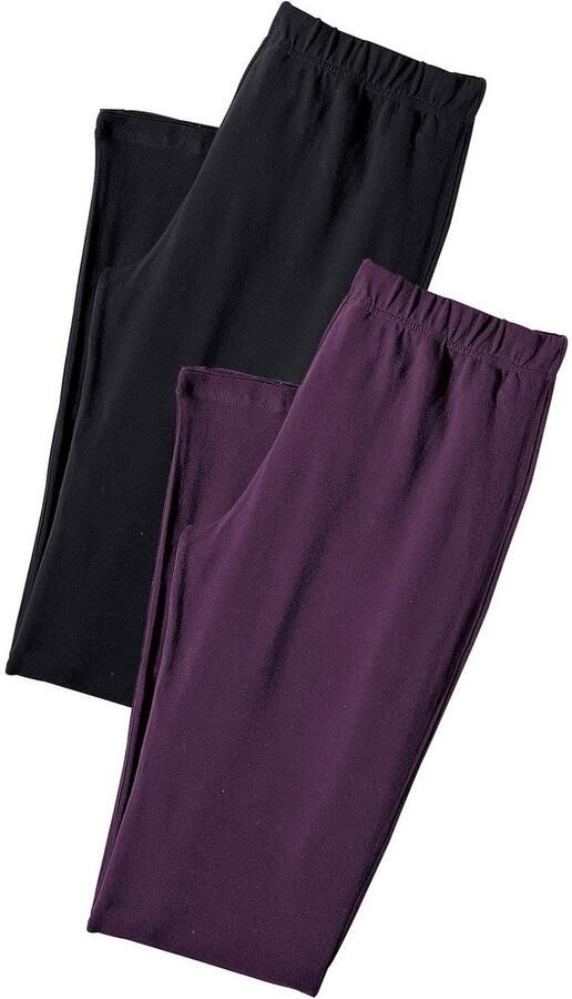 Vivance active Legging met rubberen tailleband loungewear (2-delig Set van 2) - Foto 3