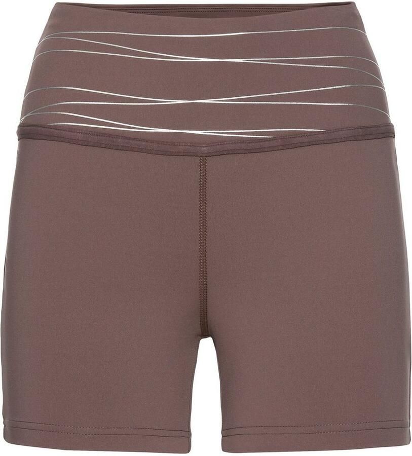 Vivance active Short Korte broek Sportshorts met brede tailleband en print - Foto 6