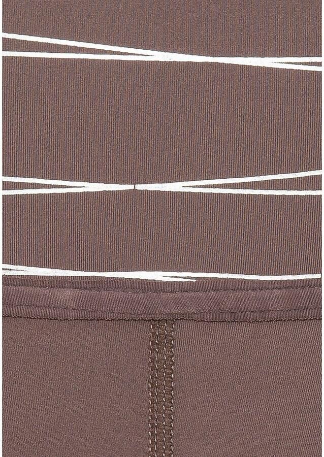 Vivance active Short Korte broek Sportshorts met brede tailleband en print - Foto 4