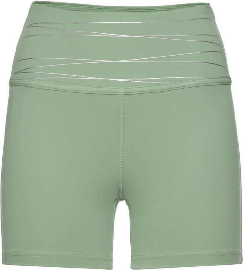 Vivance active Short Korte broek Sportshorts met brede tailleband en print - Foto 8