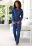 Vivance Dreams Pyjama met decoratieve flatlock-naden in neonkleuren (2-delig) - Thumbnail 1