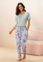 Vivance Dreams Pyjama met bloemenprint (2-delig 1 stuk) - Thumbnail 1
