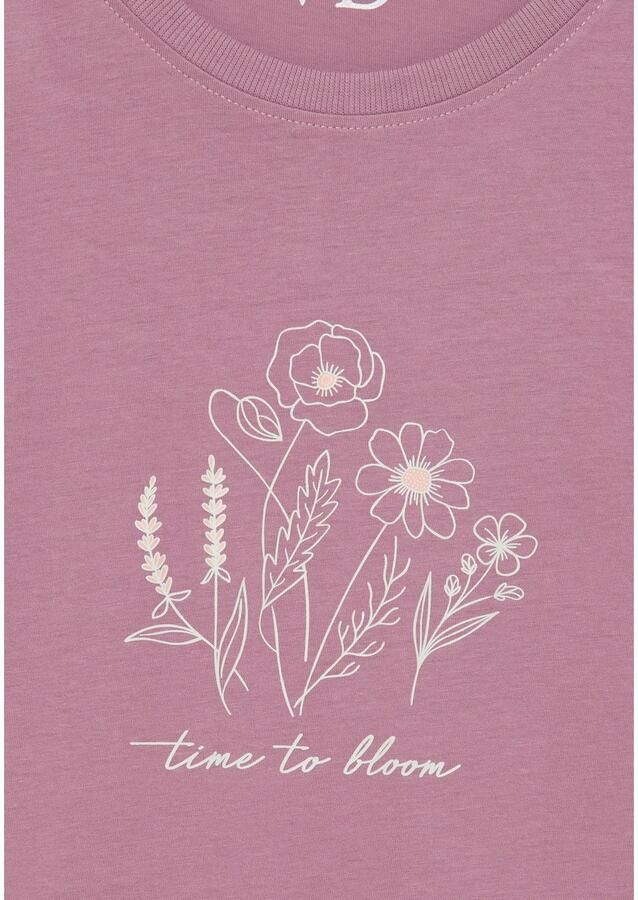 Vivance Dreams Big-shirt met fijn geschetste frontprint (2-delig Set van 2)