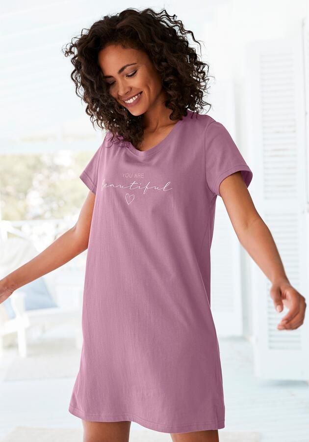 Vivance Dreams Big-shirt met frontprint