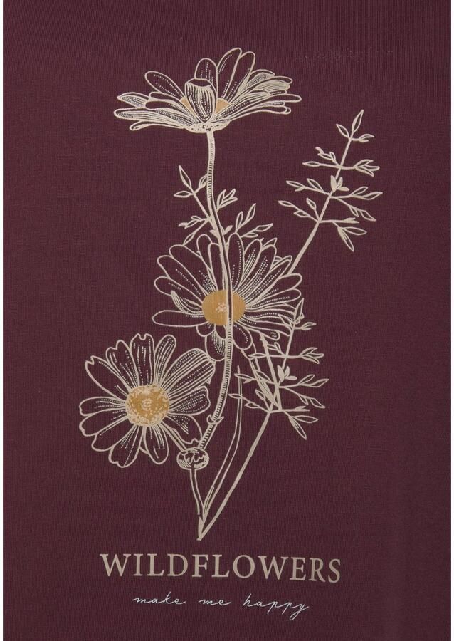 Vivance Dreams Big-shirt met frontprint (Set van 2)