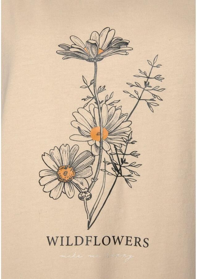 Vivance Dreams Big-shirt met frontprint (Set van 2)