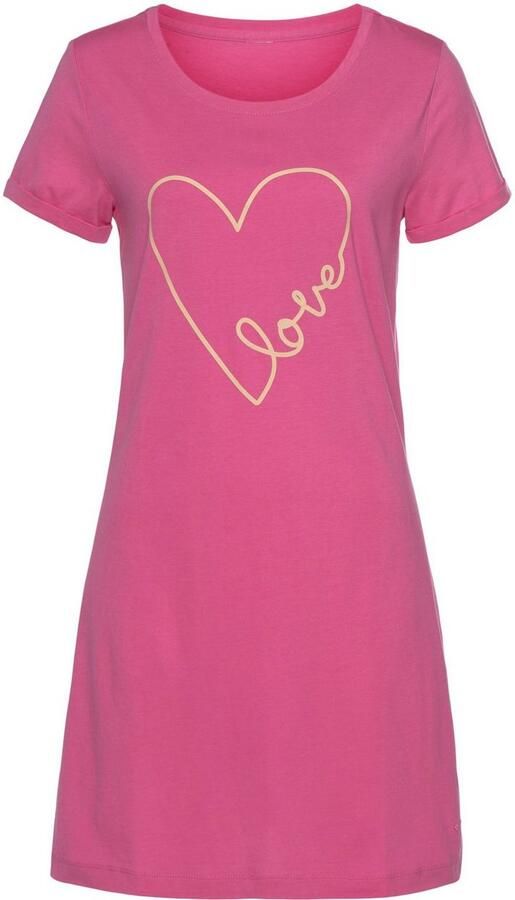 Vivance Dreams Big-shirt met hartjesprint - Foto 3