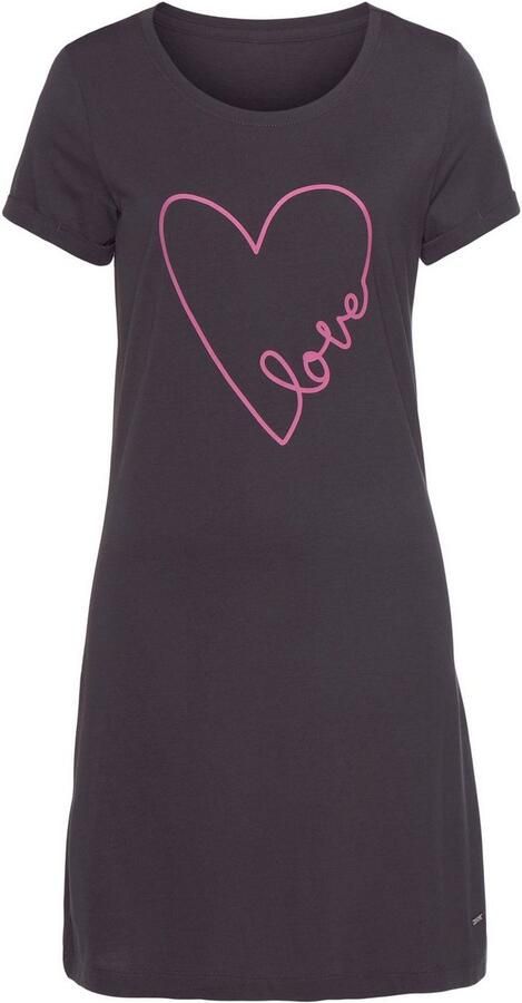 Vivance Dreams Big-shirt met hartjesprint - Foto 3